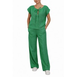 Compleu dama, pantalon + bluza, verde