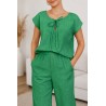 Compleu dama, pantalon + bluza, verde