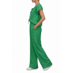 Compleu dama, pantalon + bluza, verde