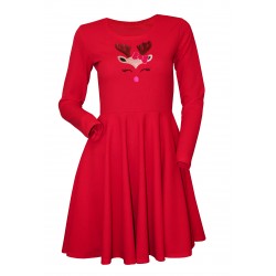 Rochie dama, rosie cu...