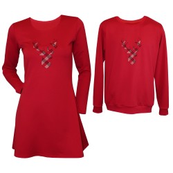 Set cuplu, rochie si bluza,...