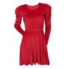 Set cuplu, rochie si bluza, rosii din catifea soft
