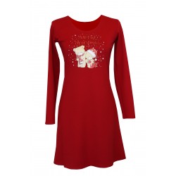 Rochie rosie cu model...