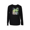 Set cuplu, negru cu imprimeu Grinch